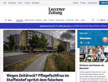 Tablet Screenshot of nidwaldnerzeitung.ch